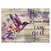 Religious Hummingbird Puzzles for Adults 1000 Pieces, Bird Flower Christian