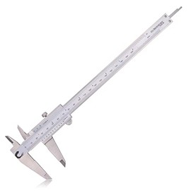 Clockwise Tools DVLR-0805 Vernier Caliper Inch/Metric 0-8 Inch/200 mm Stainless Steel Body Measuring Tool
