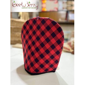 GeetuBerry Buffalo Plaid Thermal Padded Tea Cozy Kettle Cover Handmade Creative Chex Print Cotton Tea Pot Cover Red and Black Set of - 1
