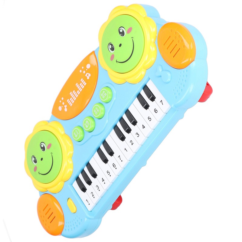 Piano Toy Electronic Keyboard Sound Light Effects Instrument for Above