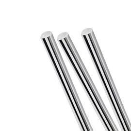 MACHSWON 5 Pieces 304 Stainless Steel Round Bar 6 mm x 50 mm Solid Shaft Rods Turning Bar Solid Round Bars for DIY Craft Model Car Aeroplane Ship