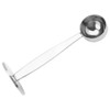 Cikonielf Coffee Tamping Mesure Spoon Dual-Purpose Stainless Steel Tamping Measuring
