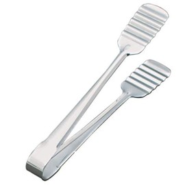 Garden Of Arts 9 Inch Long Buffet Salad Server Roti Chapati Tong Chimta Made of S304 Stainless Steel Sturdy and Strong with Good Grip for Cakes Too