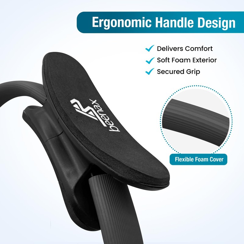 Beenax Pilates Ring - Double Handle Exercise Circle, Fitness Magic