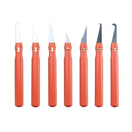 7pcs Plastic deburring Burr Knife Tool Flash Trimmer Plastic Parts Burr Scraper Flying Edge Burr Knife