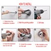 JZK Bathroom Safety Railing Grab Bar for Elderly, Shower Handrail