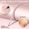 Teenitor Pimple Extractor Acne Treatment Tool Blackhead Comedone Removal 2-in-1