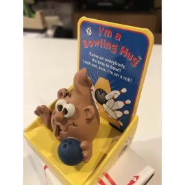 "I'm a Bowling Hug" - The Hug Factory Collectible Figure NIP