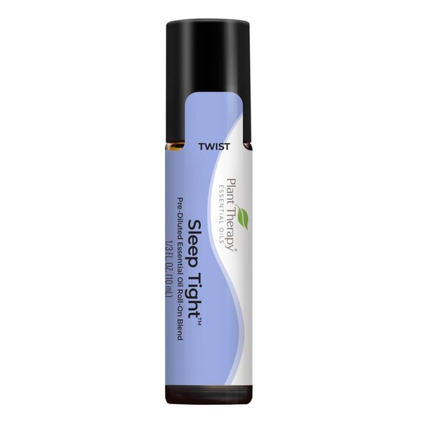 Plant Therapy Sleep Tight Essential Oil Blend 10 mL (1/3 oz) Pre-Diluted Roll-On 100% Pure, Therapeutic Grade