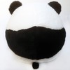 moodrush® Fat Panda Plush Cushion, 3D Panda with Bamboo and