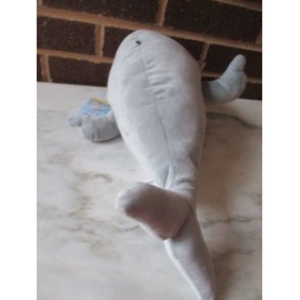 Kohl's Cares Worry Worry Whale-Plus 14" Long Gray/White Tummy