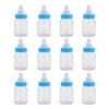 HERCHR Candy Box 12 Bottles Blue, Baby Shower Decoration Boy,