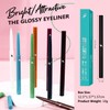 Wavuketu Silver Grey Eyeliner Waterproof Silver Gray Eyeliner Pencil Retractable