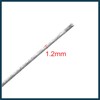 TUCKBOLD 2pcs Silver Tone Universal Front Rear Brake Cable Wire