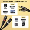 Dual XLR to 2 RCA Stereo Audio Cable 20 FT,