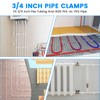 SDTC Tech 30 Pack 3/4 Inch PEX Pipe Clamp Clip,