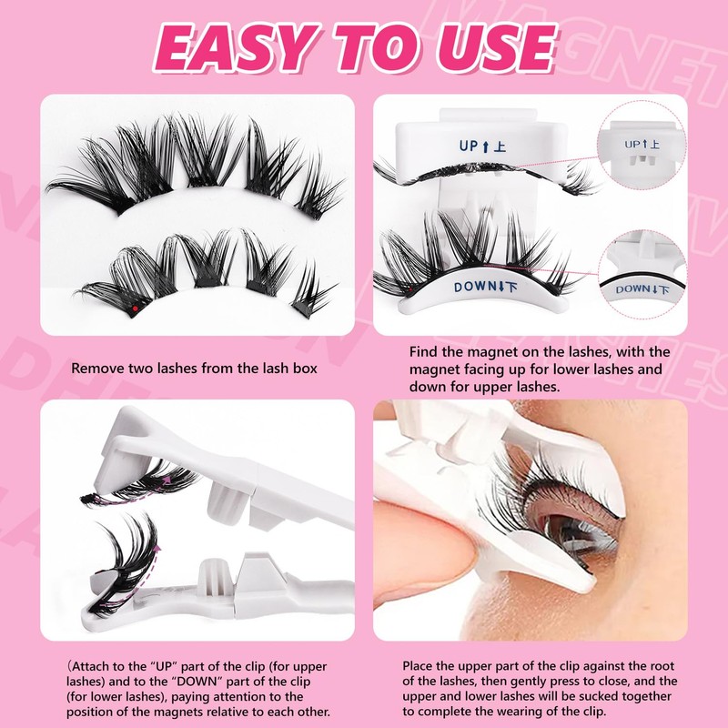 TORMEN magnetic mascara brush 2 can be used repeatedly and
