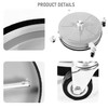 Wexo Palindrog 19" Pressure Washer Surface Cleaner with 4 Wheels,