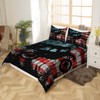 Homewish American Flag Duvet Cover Set Twin Size Boys Dirt