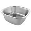ASelected Washing Up Bowl, Stainless Steel square Washing Basin, Dishtub,