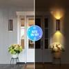 wowlite Modern Outdoor Wall Light with Dusk to Dawn Sensor