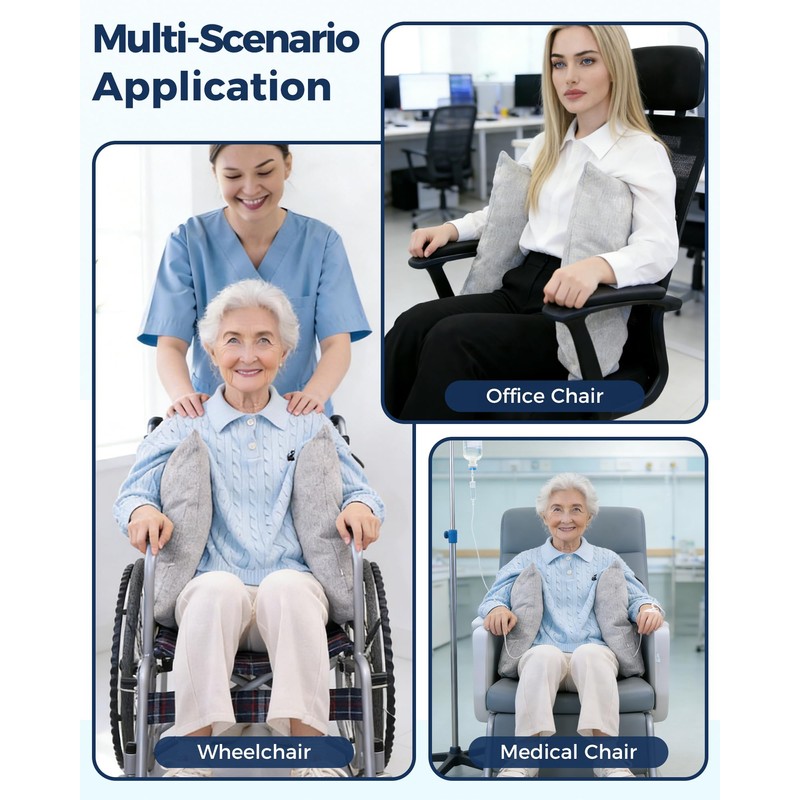 Wheelchair Lateral Support wheelchair back side support guards cushion for