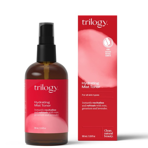 Trilogy Hydrating Mist Toner, 100 mL - For All Skin