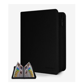 ARCHIVALPRO 4 Pocket Graded Card Binder - Holds 40 PSA/SGC/BGS Slabs, Premium Archival Quality Display Album for Trading Card Collectors (Black)