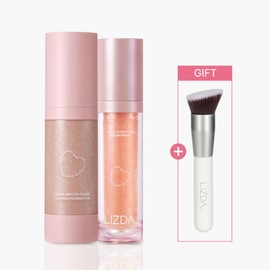 Lizda PDRN Skin Glow Sun Primer + Capsule Foundation Set / 리즈다 PDRN 스킨 글로우 선 프라이머+캡슐 파운데이션 세트