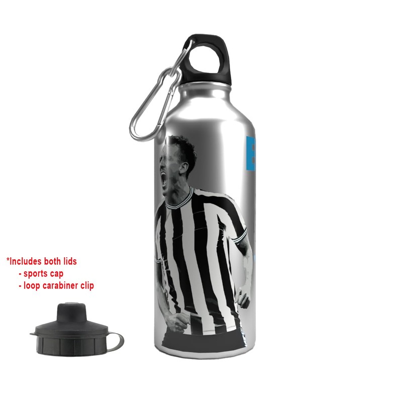 Partisan Newcastle Bottle Burn 2-Lid Aluminium 600ml Silver