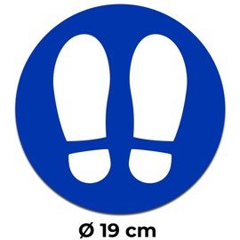 Footprint Sticker | 4 Pairs of Feet 19 cm | Floor Marking
