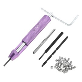 Screw Repair Kit, Screw Hole Repair Kit, Set of 50 M3 x 2D Coil Inserts, Lemfema for Screw Hole Reconstruction, Screw Inserts, Includes Inserts Tool, Stainless Steel, Includes Installation Tool, Screw