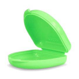 Wellsamed KFO Classic Green Rail Box for Storing Braces or Splints