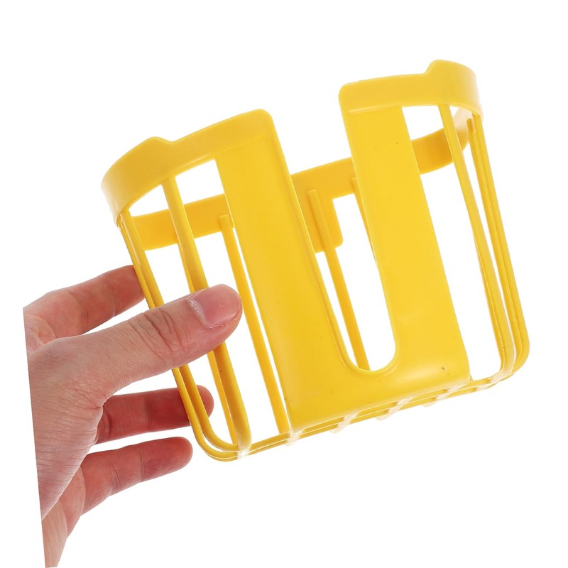IWOWHERO Set of 8 Wall-Mounted Planter Baskets Plastic Container Pots