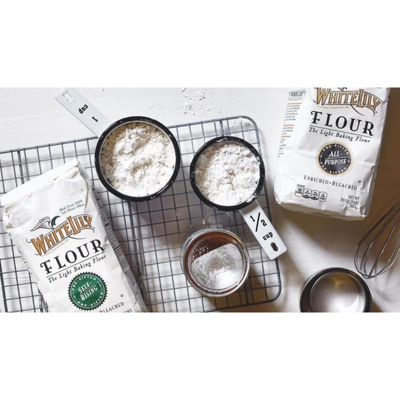 White Lily Self-Rising, Enriched Bleached Flour, 2 lb Bag (Pack