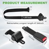 10L0L Golf Cart Seat Belts Set of 2 Retractable 42"