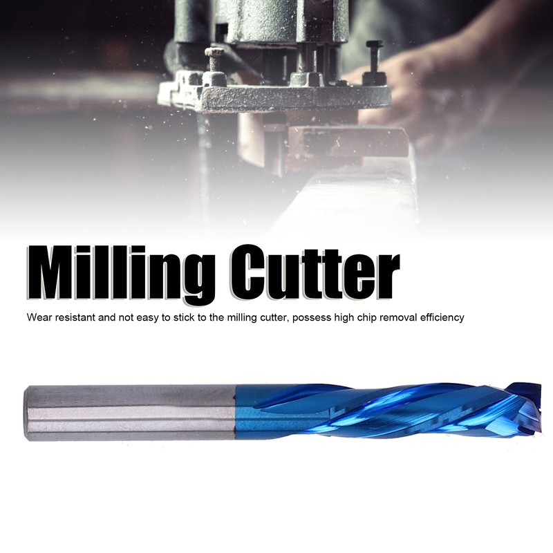 Milling Cutter CNC Spiral Router Bit 3 Flute Tungsten Steel
