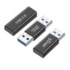 USB 3.0 Coupling Adapter, USB A Female to Female Converter,