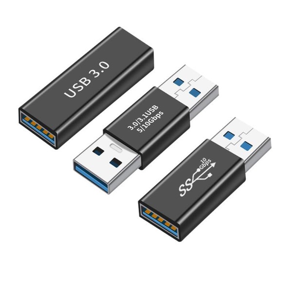 USB 3.0 Coupling Adapter, USB A Female to Female Converter,