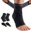 CAMBIVO Adjustable Ankle Brace for Plantar Fasciitis Socks 1 Pair