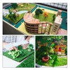sourcing map Artificial Grass Mat Artificial Grass Lawn Dummy for