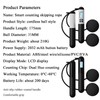 Wireless Skipping Rope with Counter,Ropeless Skipping Rope,Cordless Skipping Ropes for