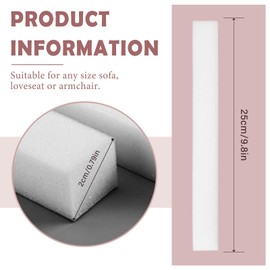 SuQurtom 10PC Foam Stick for Stretch Sofa Slipcover, Flexible Non-Slip FoamStick for Couch Slipcovers, Sofa Gap Filler Foam for Sofa Covers, Furniture Protector Seam Strip