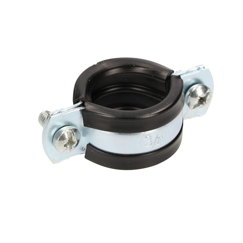 KOTARBAU® Set of 10 Pipe Clamps 3/4 Inch with Rubber