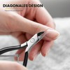BEZOX Hand Forged Cuticle Nippers Exclusive for Nail Salons Stainless