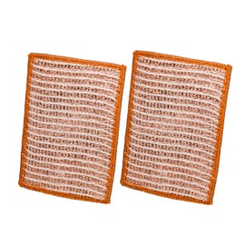 REDECKER 2-Ply Woven Copper Scrubbing Cloth and Absorbent Microfiber Cleaning Wipe, Scotch Brite Pads, and SOS Cleaning Pads, Machine Washable, 5-3/4 x 4 inches - Copper Dish Cloths - Copper Cloth