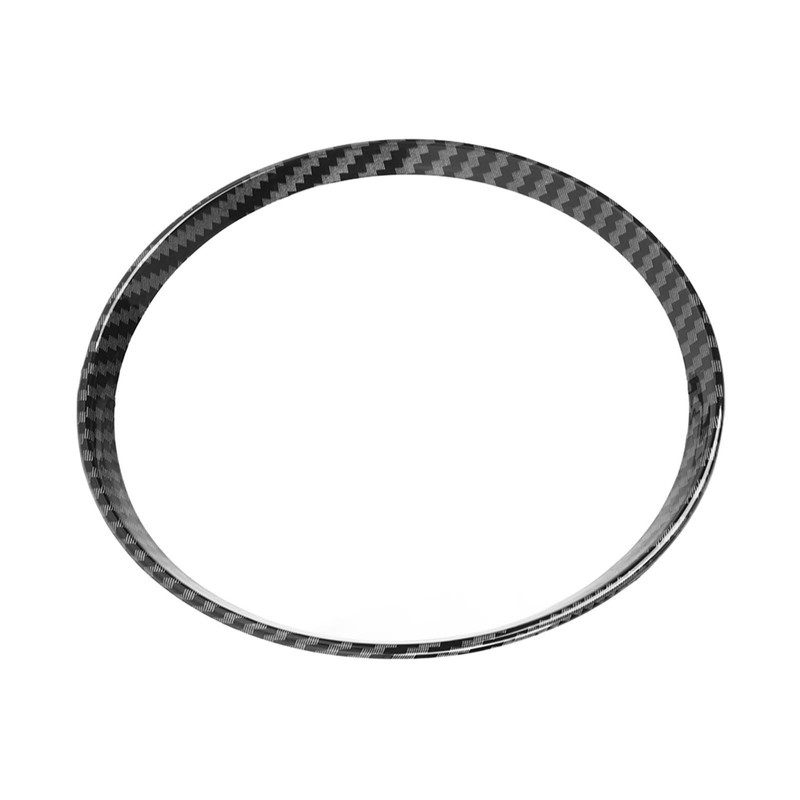 Interior Gear Shift Trim Cover Ring Carbon Fiber Style Console