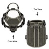 ICEFANG GN1 Tactical Dog Harness for Small Sized Dogs,2X Metal