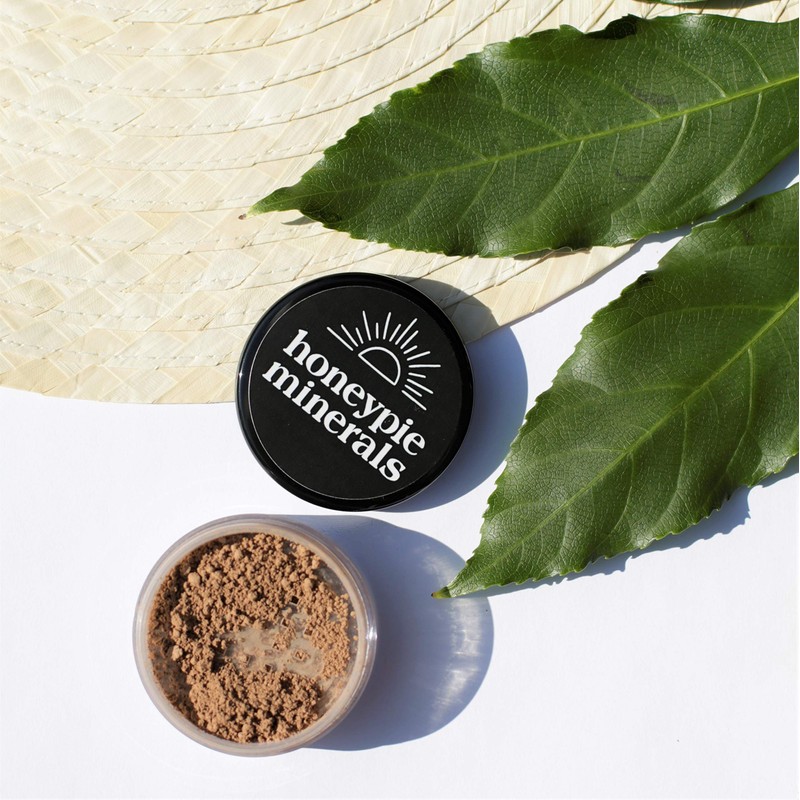 Honeypie Minerals Contour Kit - Sunkissed Bronze 3g, Multi-tasking Pearlescent