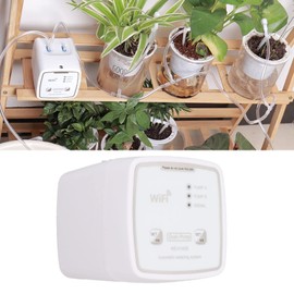Automatic Drip Irrigation Kit for 20 Potted Plants, Automatic Plant Waterer Remotely Control Auto Manual Delay Watering Mode via APP, Dual Pump